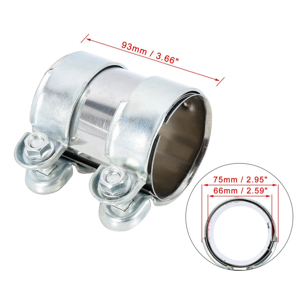 Exhaust Pipe Sleeve Connector Clamp Coupler for Audi A3 A8 Quattro (2004–2019)