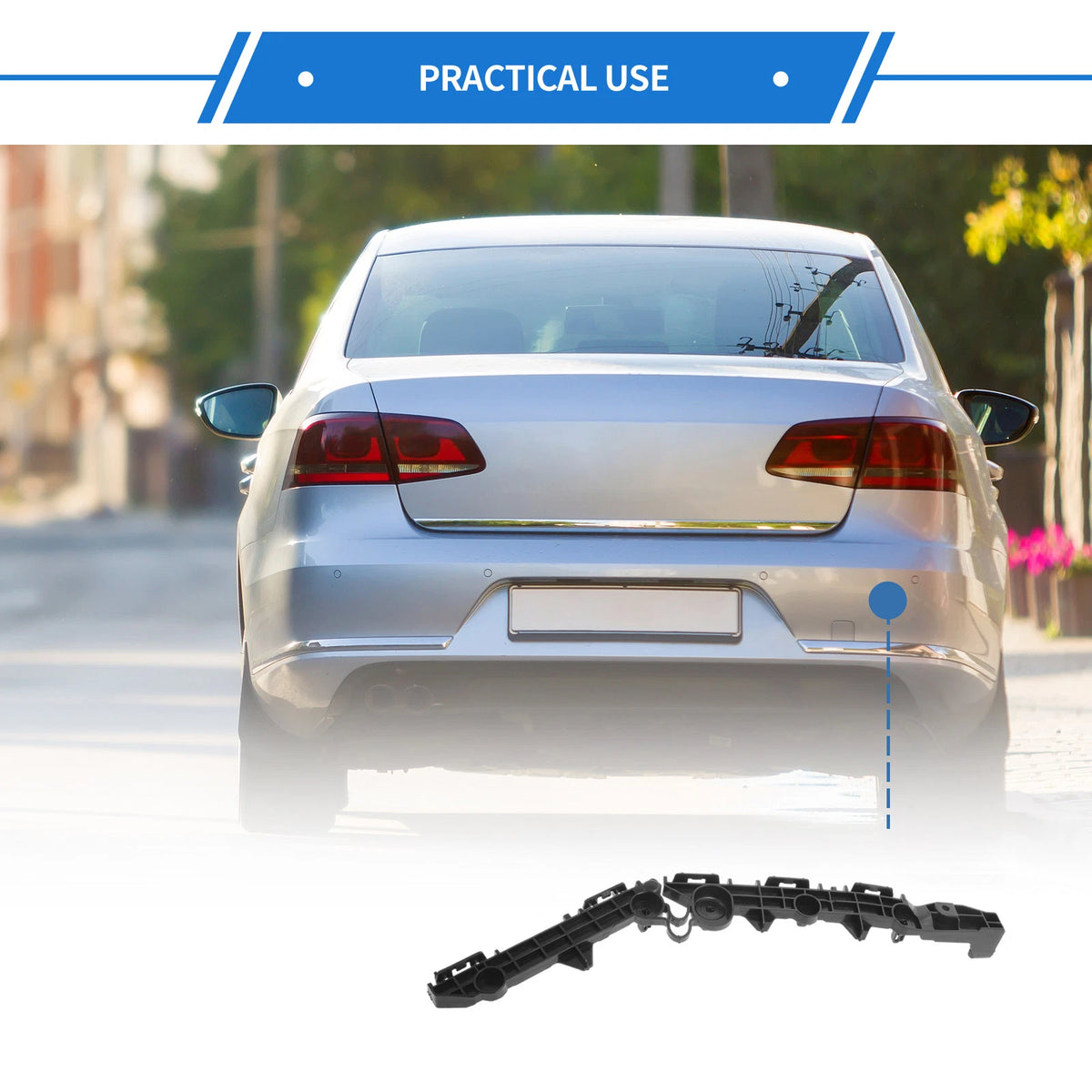 Right Rear Bumper Retainer Bracket No.5215542050 for Toyota RAV4 (2019–2022)