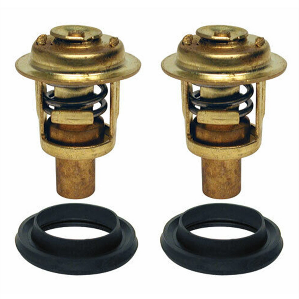 2X Thermostat 143F for Johnson Evinrude 5-235 HP (Compatible 5005440 8330720 777260)