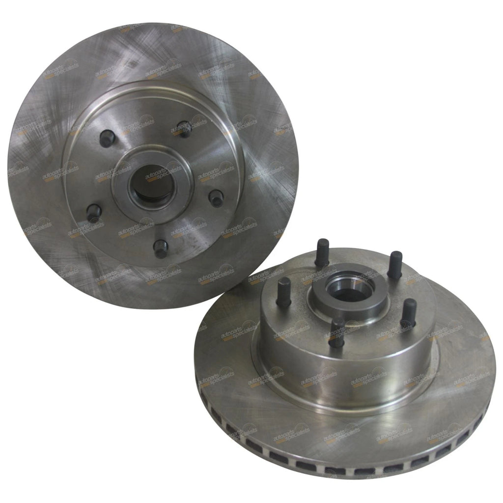 2 Front Disc Brake Rotors for Holden Commodore VN V6/V8 (1988–1993)