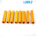 8PCS Orange Spark Plug Wire Protector Sleeve Heat Shield Cover for Universal