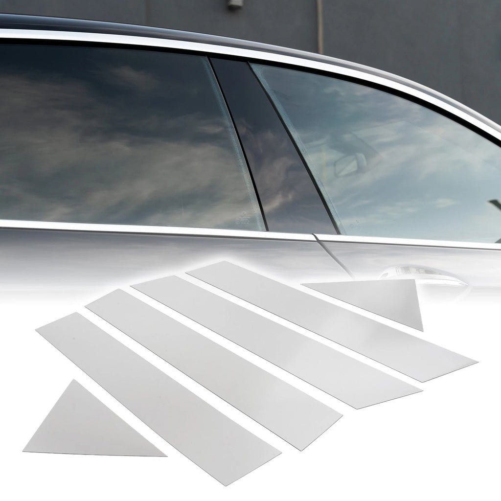 6pcs Car Pillar Window Trim Cover Replacement for Chrysler 300 300C (2005–2010)