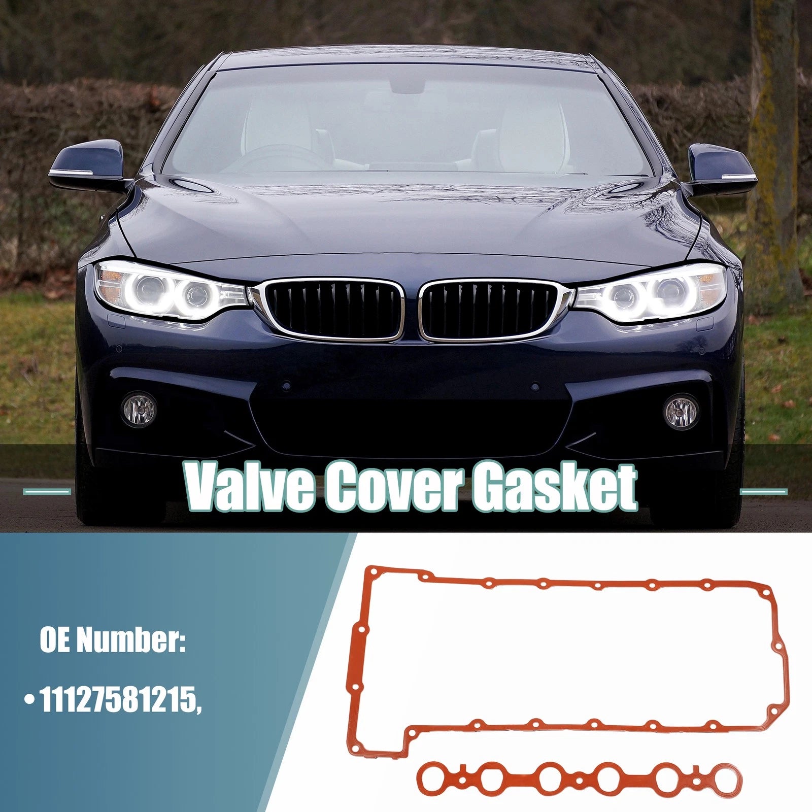 Valve Cover Gasket Set Replacement for BMW 325i Base 3.0L L6 (2006–2012)