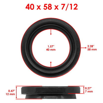 Front Left Knuckle Bearing and Seal Kit for Honda TRX680 Rincon (2006–2009)
