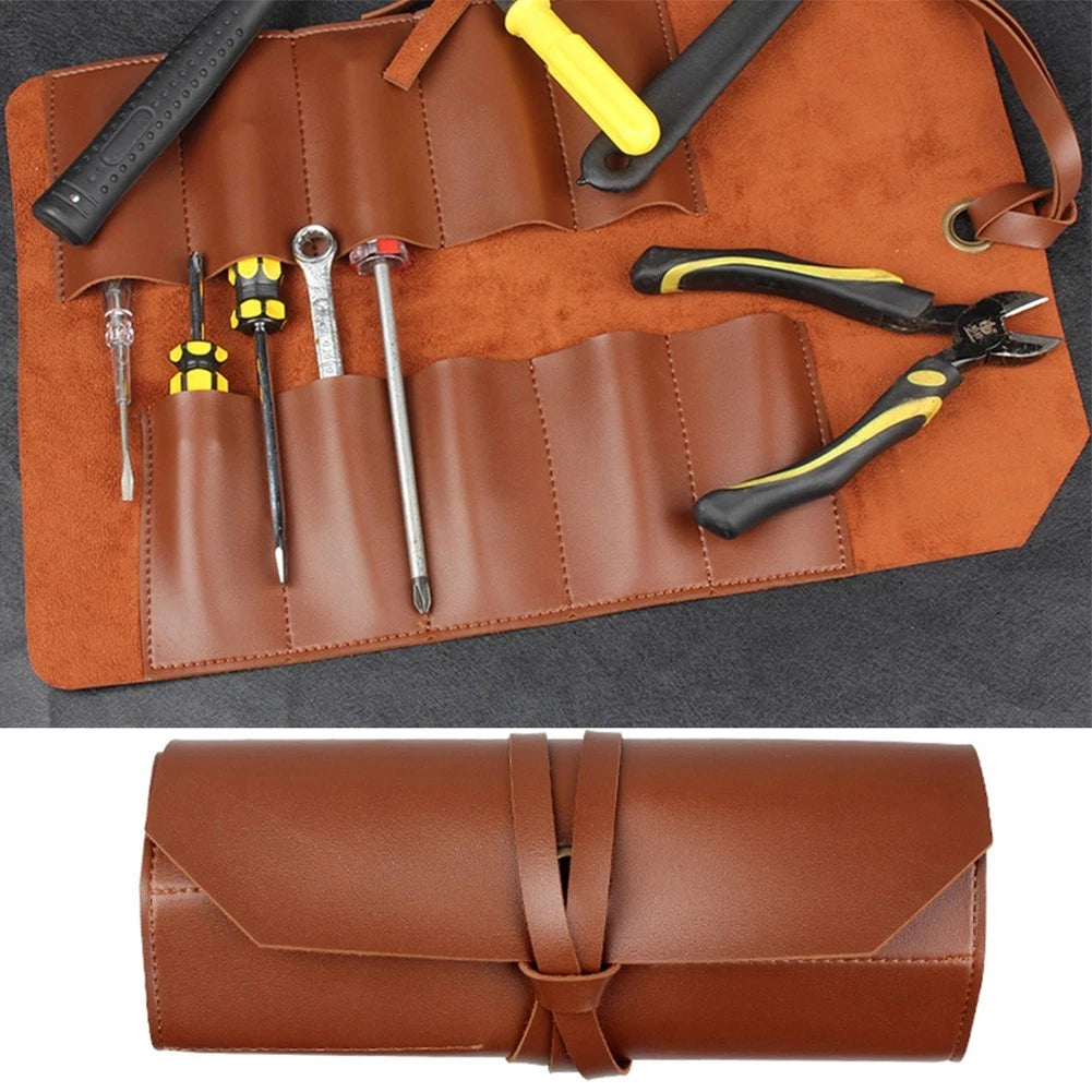 Compact Leather Tool Carrier for Going Out