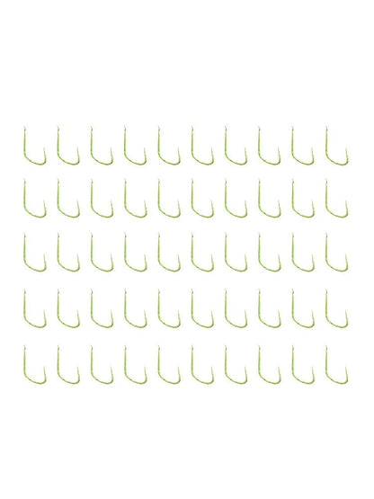 50pcs Carp Hook Trunking Barbless Fishing Hooks for Sea Field