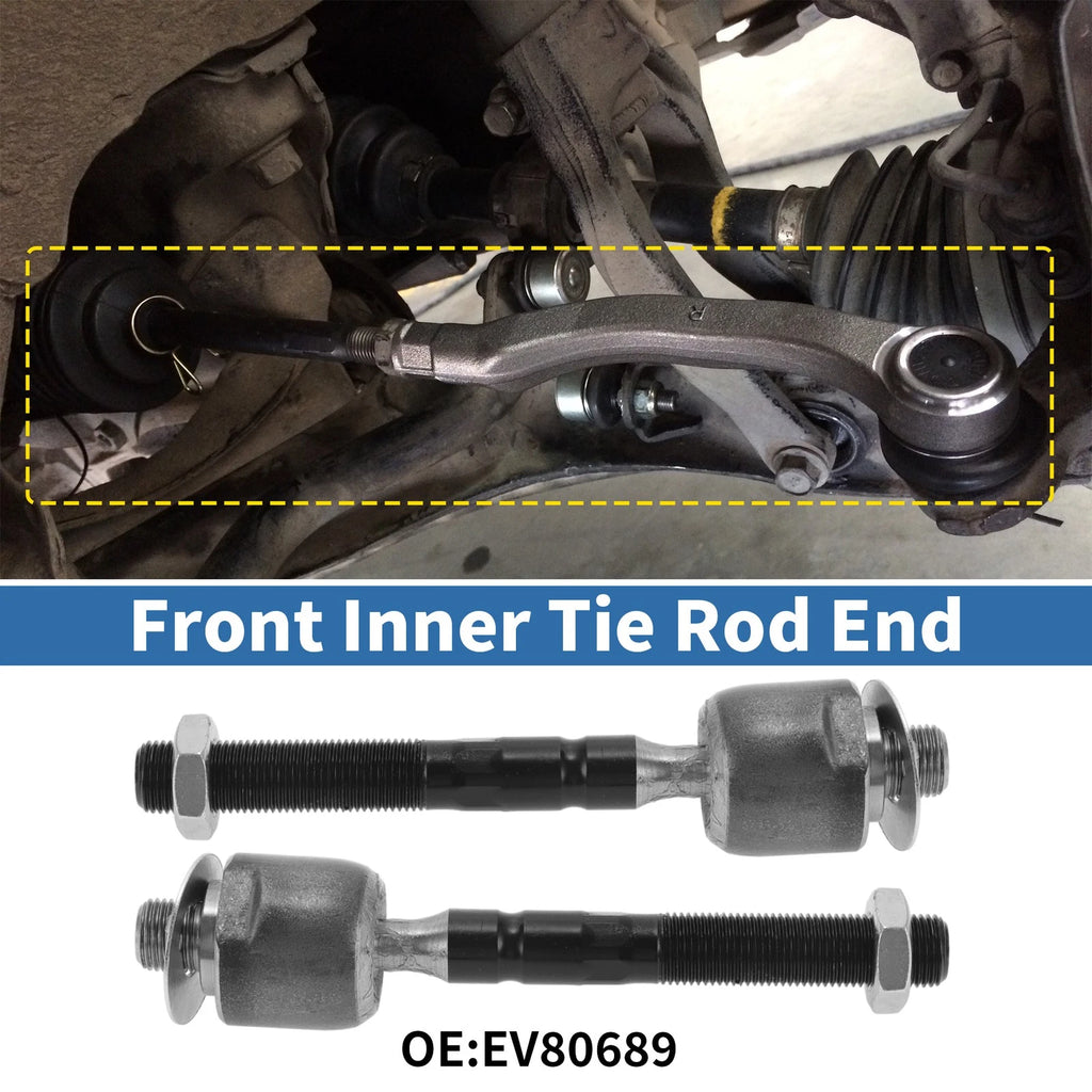2 Pcs Front Inner Tie Rod End Links for Mercedes-Benz ML320 (1998–2003)