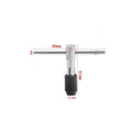 Adjustable Ratcheting T-Handle Tap Wrench M3-M6 for Hand Tools