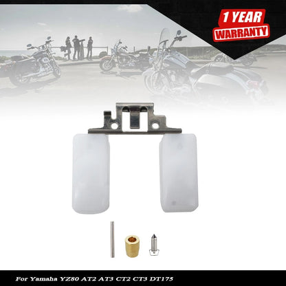 Carburetor Float Bowl Pin Needle Seat Set for Yamaha YZ80 AT2 AT3 CT2 CT3 DT175