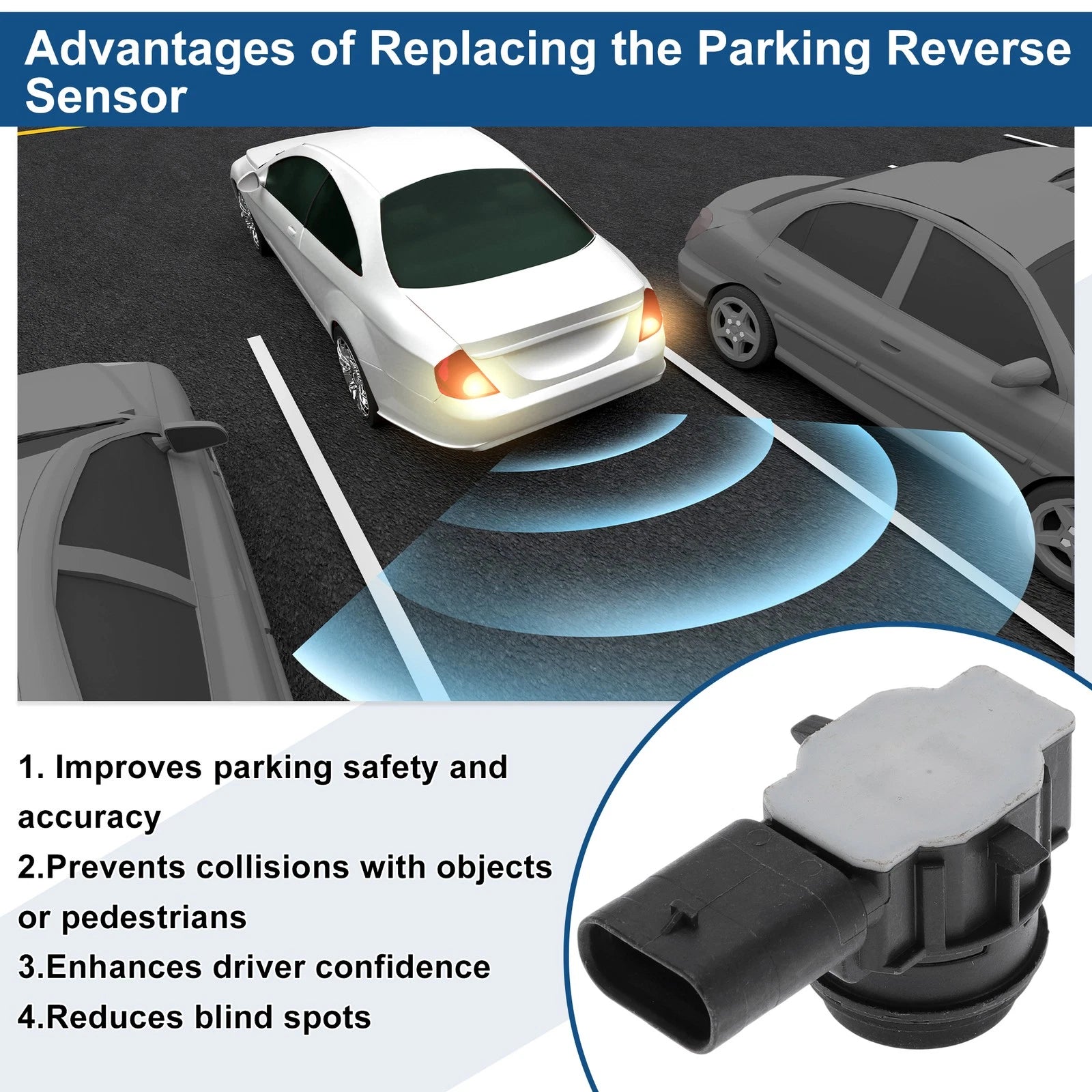Reverse Backup Parking Sensor for BMW M2 (2016–2018) No.66209261586