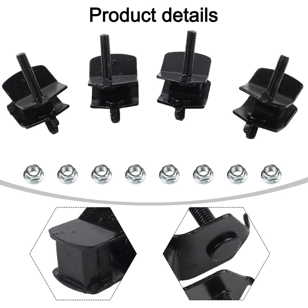 Rubber Bracket Set for Honda Generator (AntiVibration, Noise Reduction)