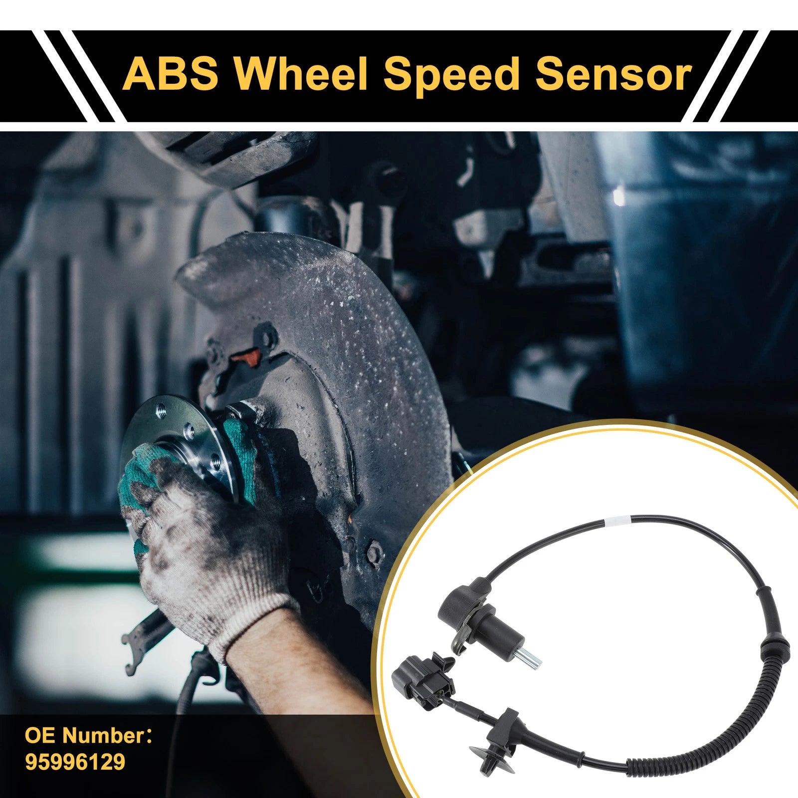 ABS Wheel Speed Sensor Replacement for Chevrolet Aveo (2004–2011) Rear Left