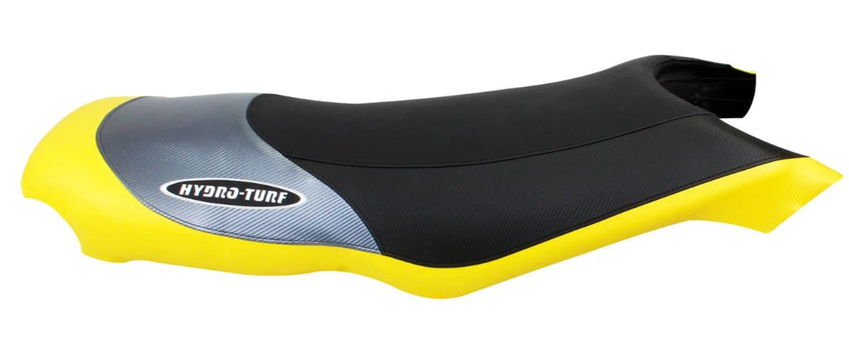 Hydro-Turf Seat Cover for SeaDoo XP (1997–2004) Black/Silver/Yellow