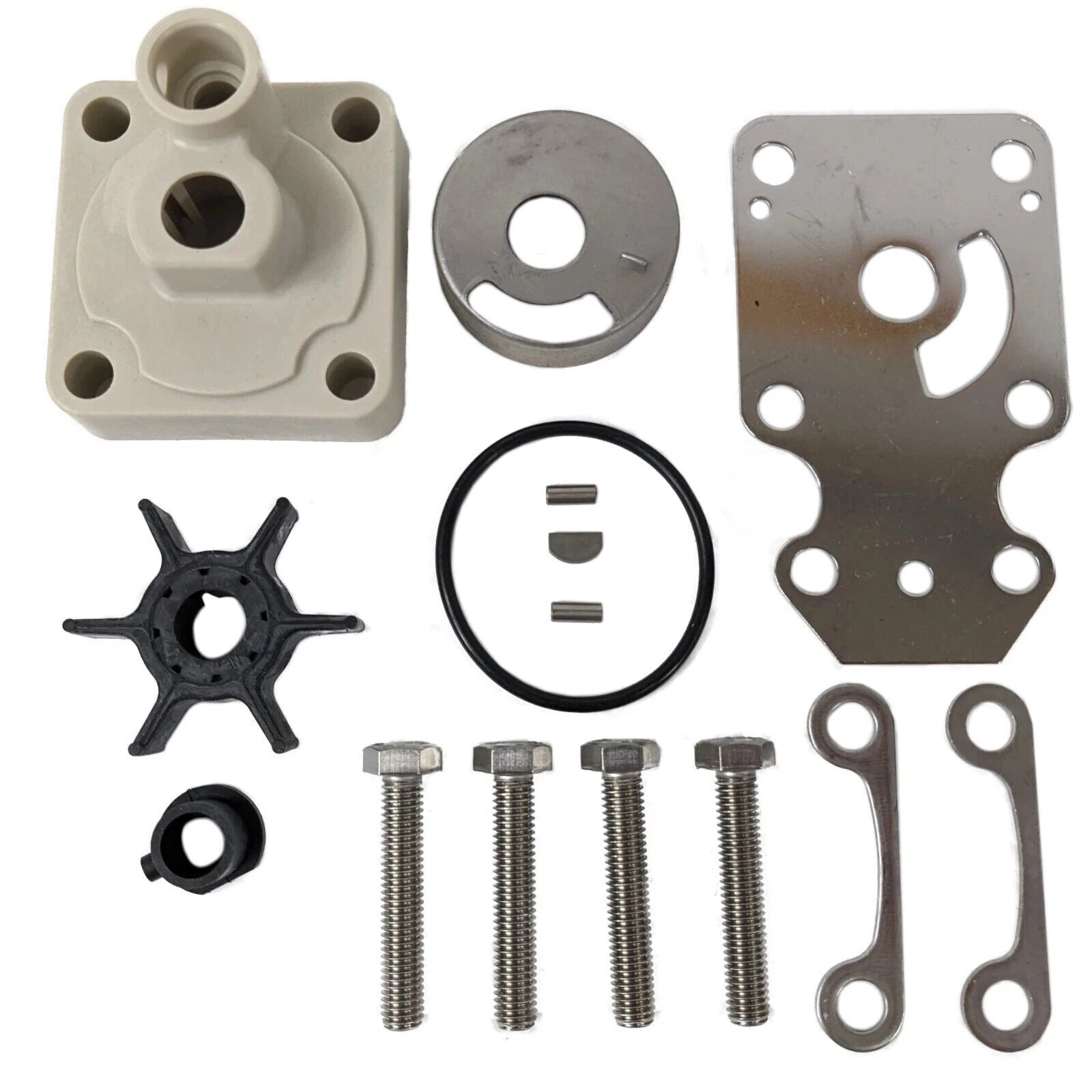 Water Pump Impeller Repair Kit 6AH-W0078-01 for Yamaha Outboard (9.9HP-20HP)