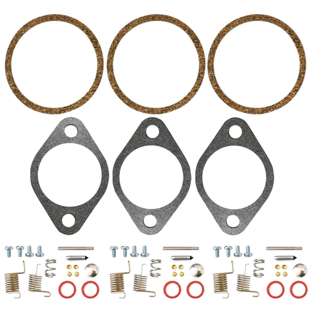 3X Carb Rebuild Kit for Mercury Force 90 95 HP Outboard (1990–1995) FK10357 809735A1