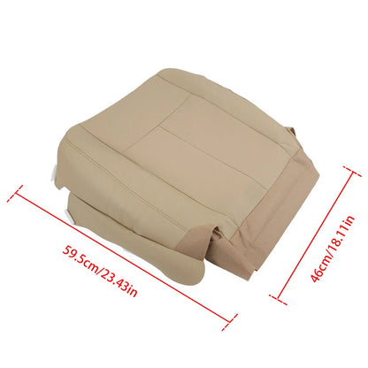 Driver Bottom Leather Seat Cover for Ford Expedition (2007–2014) - Camel Tan