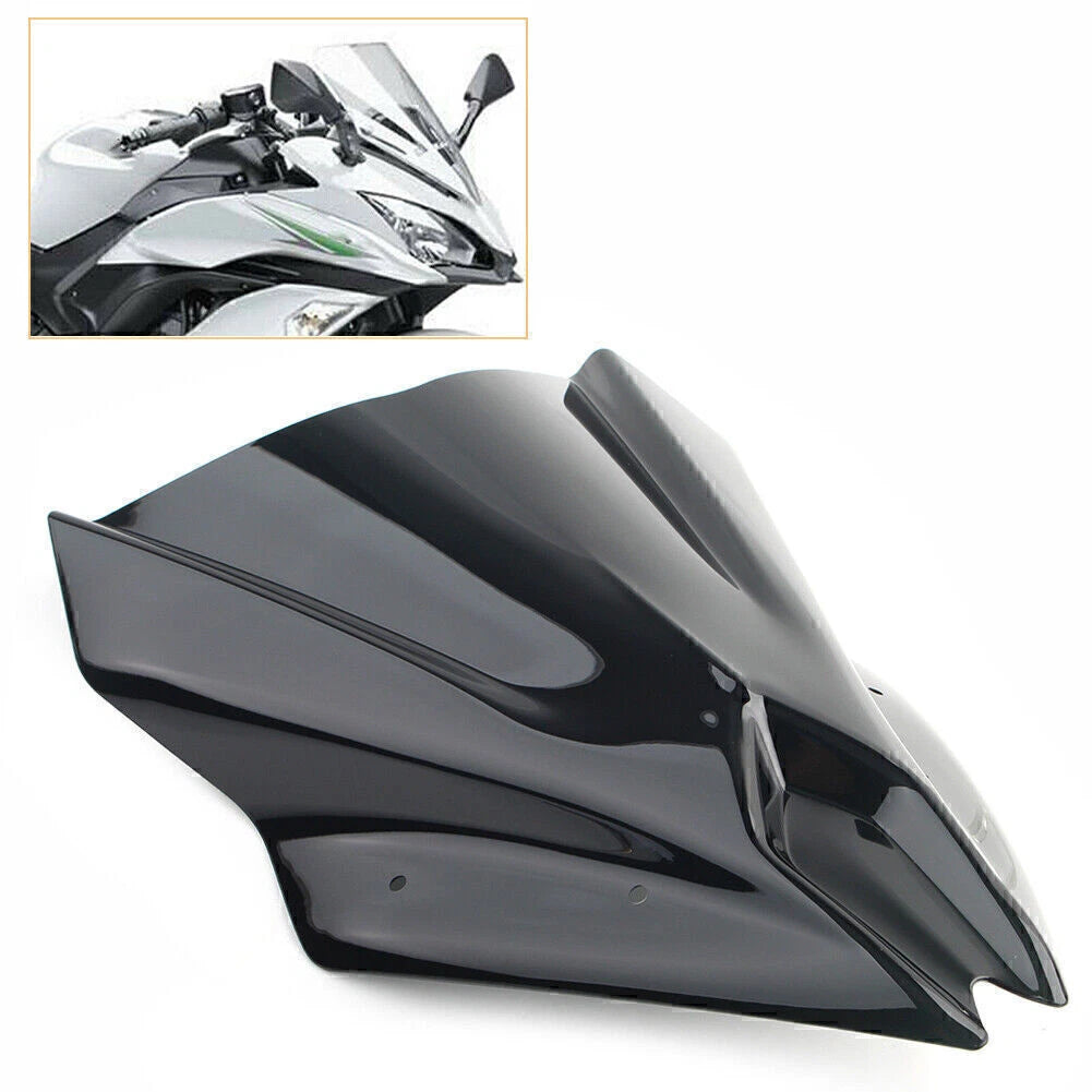 Black ABS Windscreen for Kawasaki Ninja 650 (2017–2019)