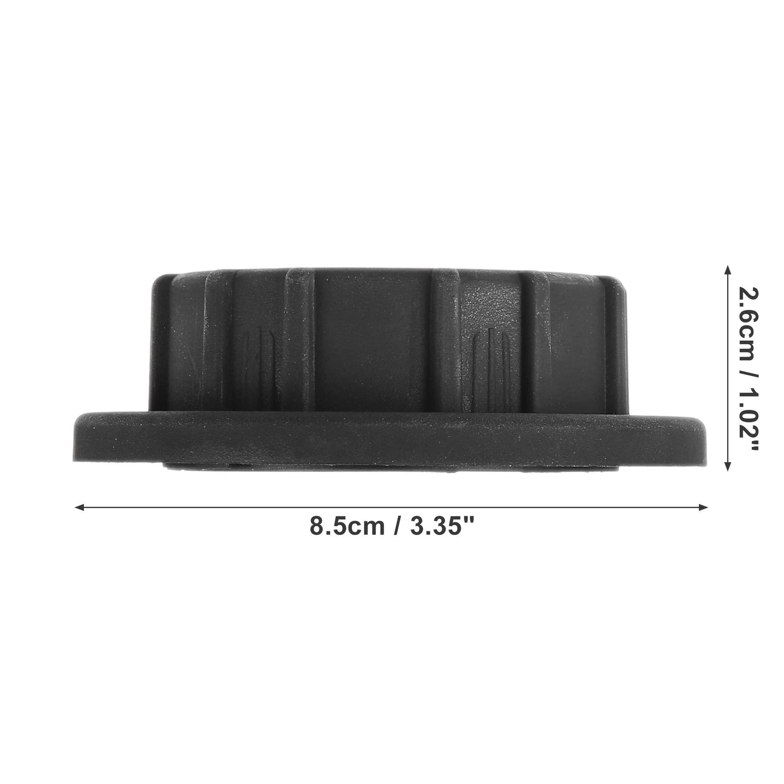 Engine Coolant Radiator Liquid Reservoir Tank Cap for Ford Flex F-250 (Black) (2013–2018)