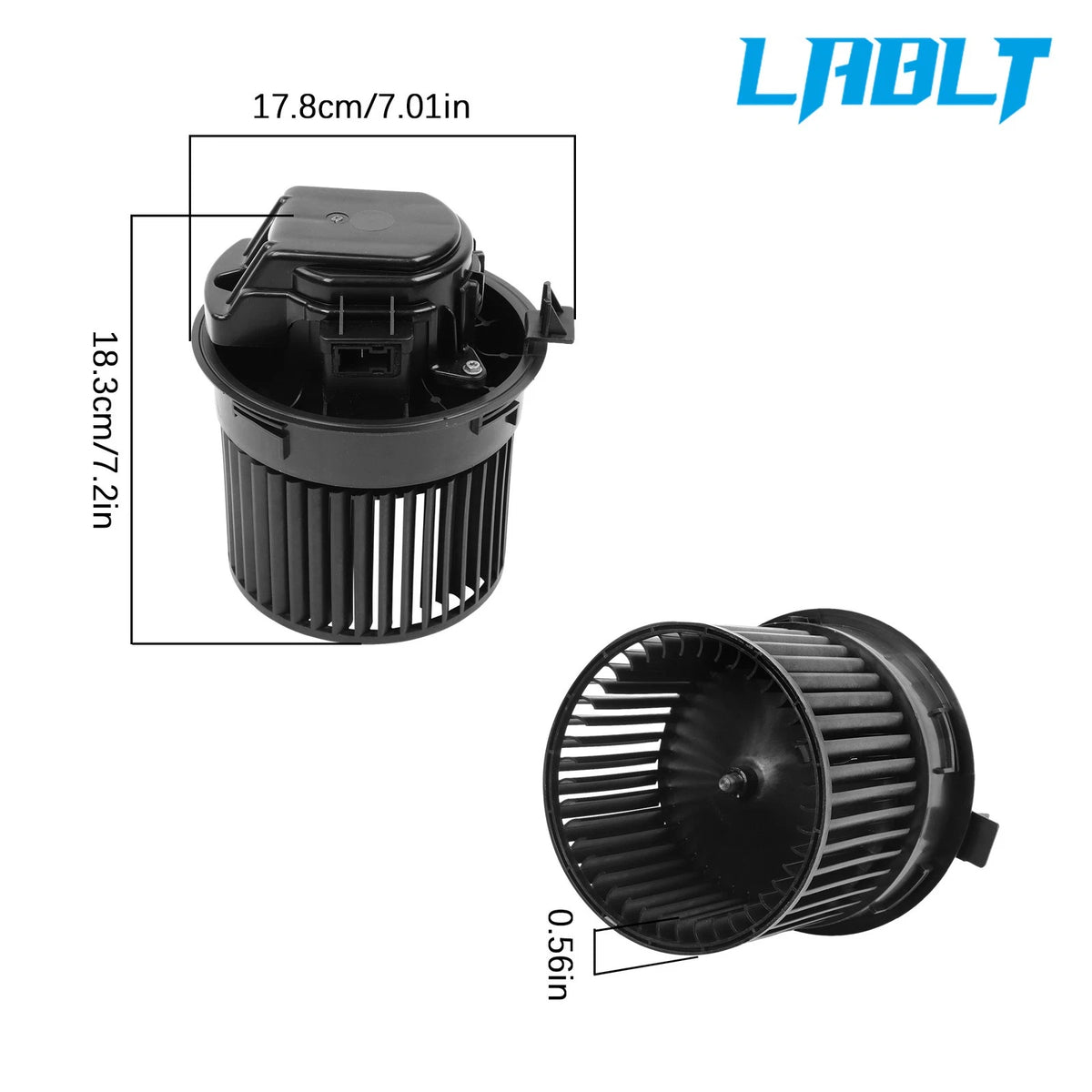Heater Blower Motor with Fan for Nissan Sentra/Tsuru L4 1.6L/1.8L (2013–2017)