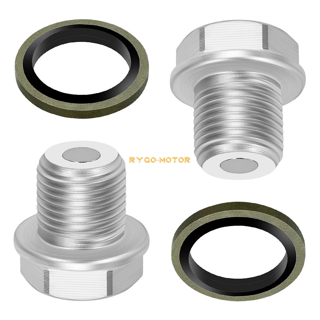 2X Oil Drain Plug Gasket for Suzuki GSXR GSXS 750 1000 Hayabusa Bandit Boulevard