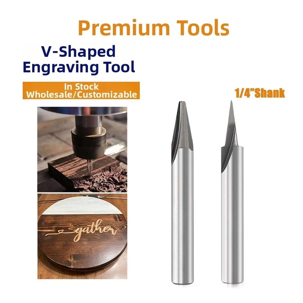 Router Engraving Bit Set for Wood Acrylic PVC (2010–2023)