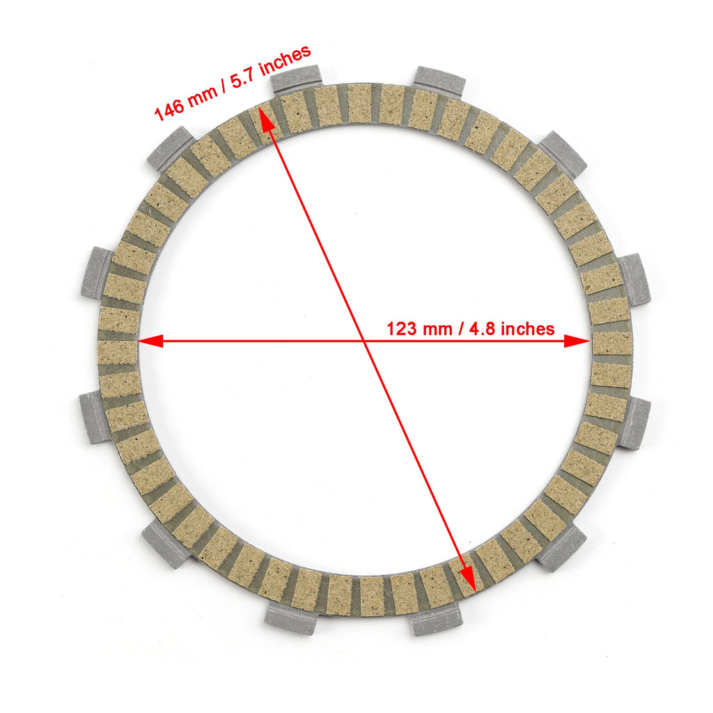 Clutch Friction Plate Kit for Kawasaki ZX900 Ninja 900 (1984–1986) 13088-1013