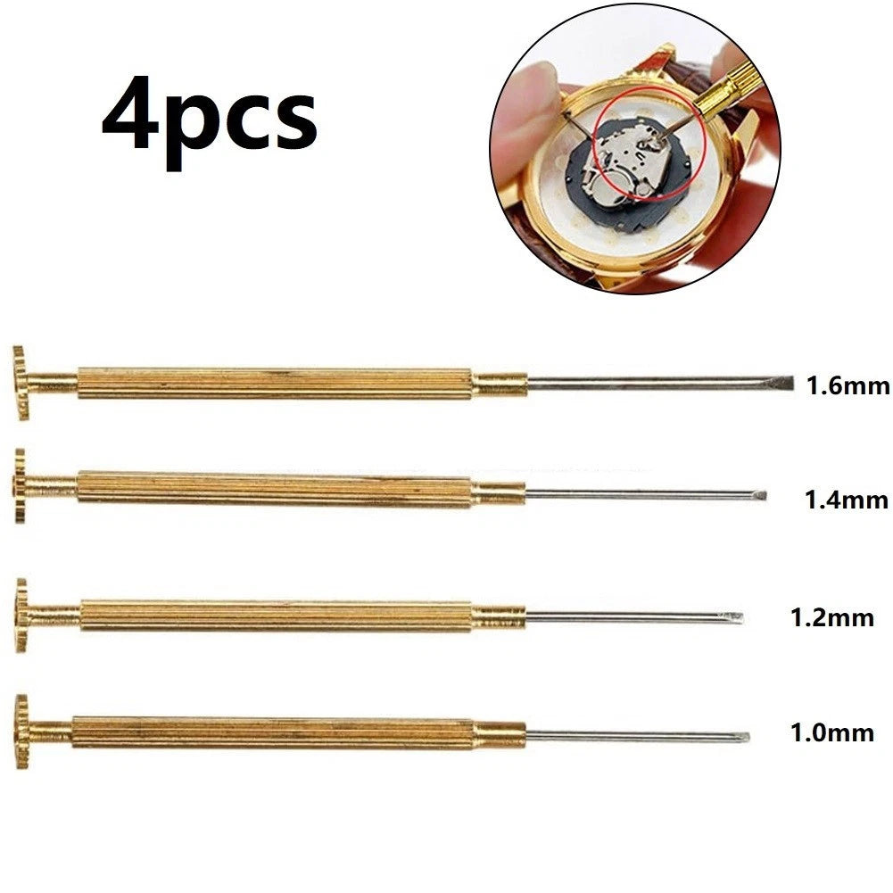 Studio Watch Screwdrivers Set of 4 Copper Golden Small
