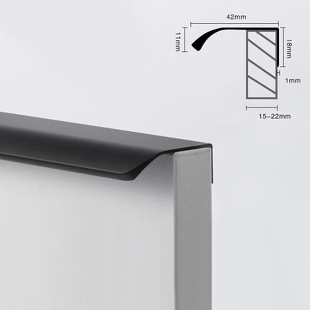 Cabinet Handles 80-400mm Aluminum Alloy for Cupboard Drawer