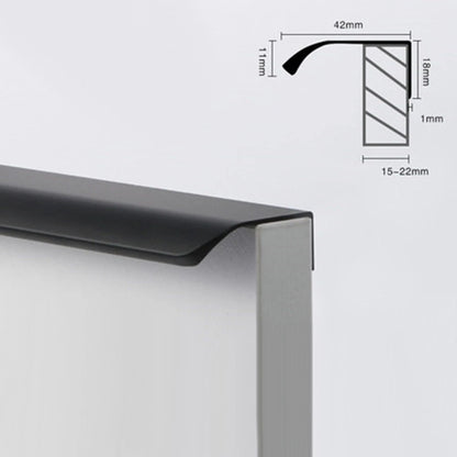 Cabinet Handles 80-400mm Aluminum Alloy for Cupboard Drawer