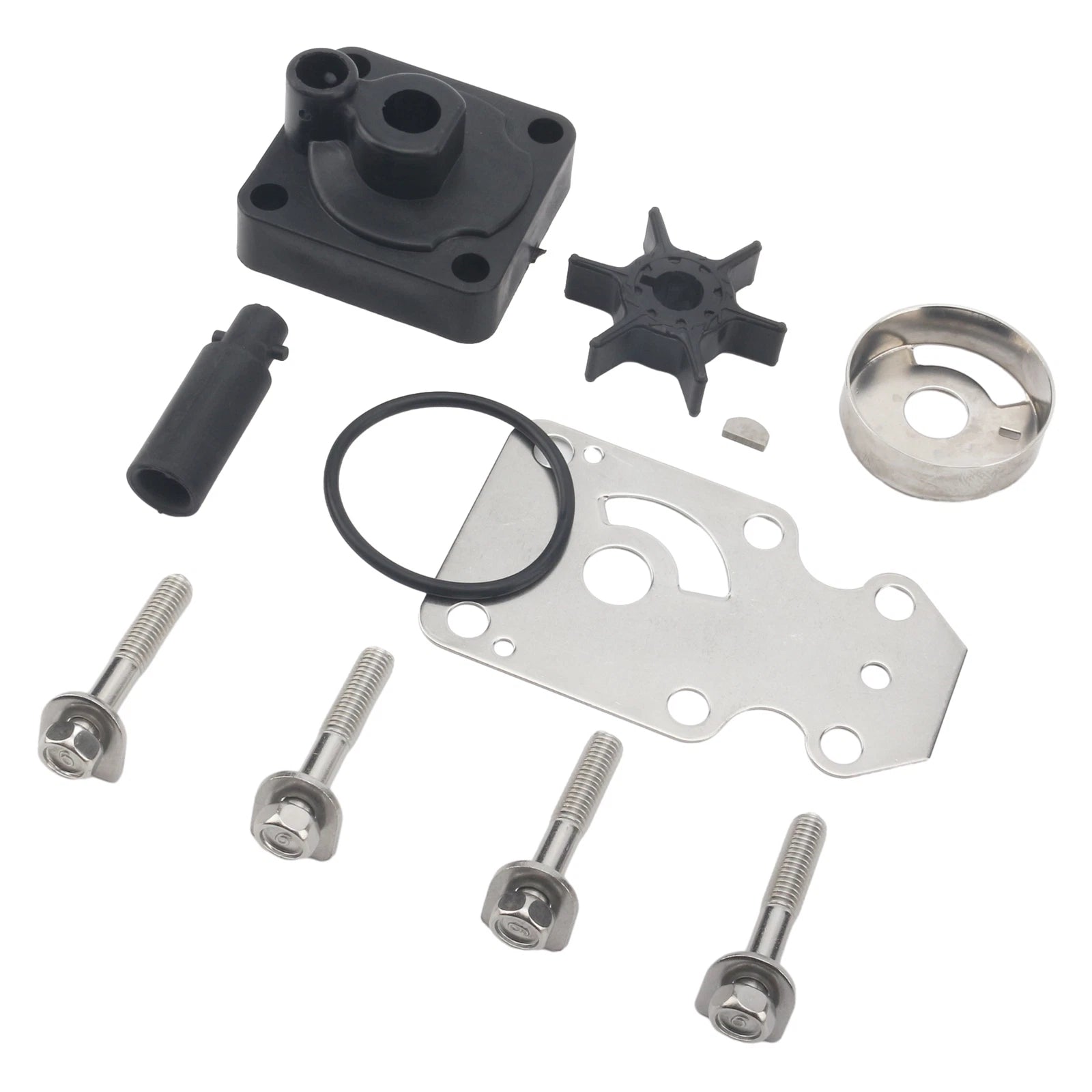 Water Pump Repair Kit for Yamaha 4-Stroke 6 8 9.9 HP Outboard Motor (1990–2023)