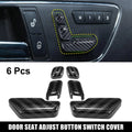 6Pcs Door Adjust Button Switch Cover Replacement for Mercedes Benz (2010–2022)