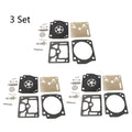 3X Carburetor Gasket Repair Kit for Husqvarna H355 (55CC) Zama RB-95 C3-E8A