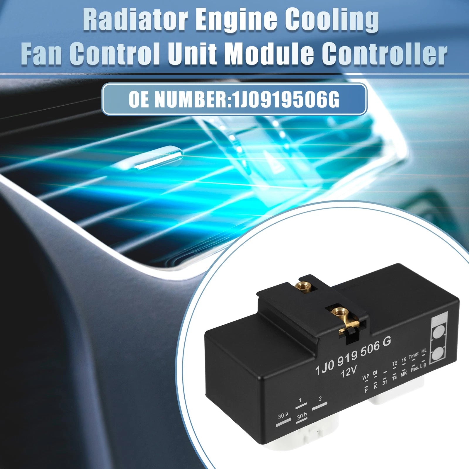 Radiator Fan Control Module Replacement for Volkswagen Golf (1999–2005)