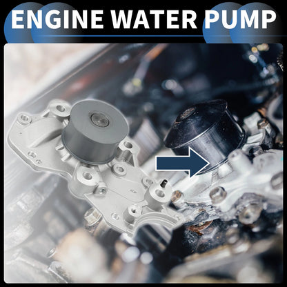 Water Pump with Gasket Kit for Hyundai Santa Fe (2001–2006)