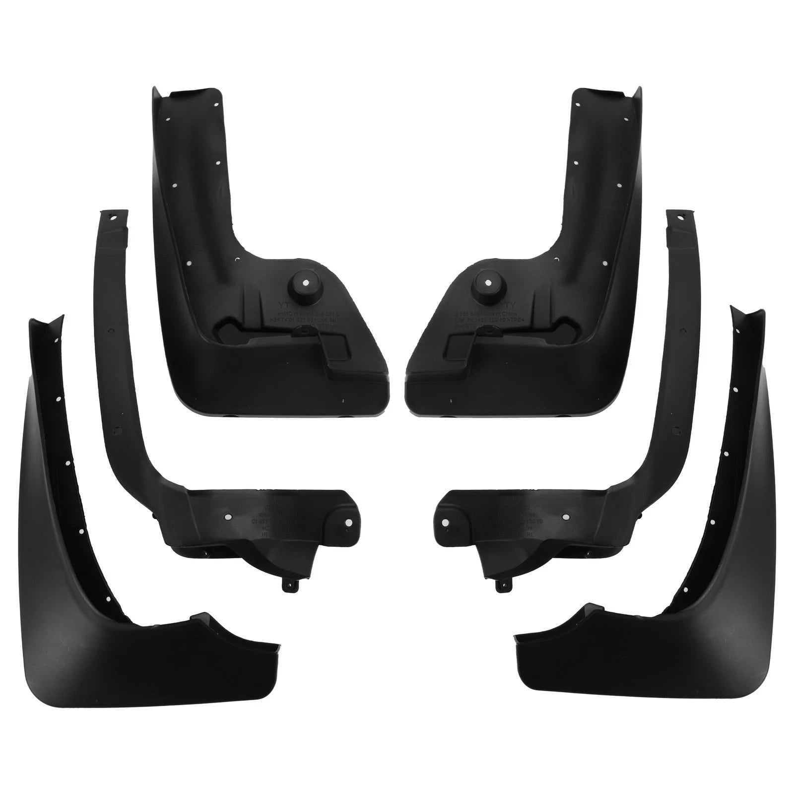Mud Flaps Splash Guards 1 Set Mud Guards for BMW 5 Series GT (2012–2015)