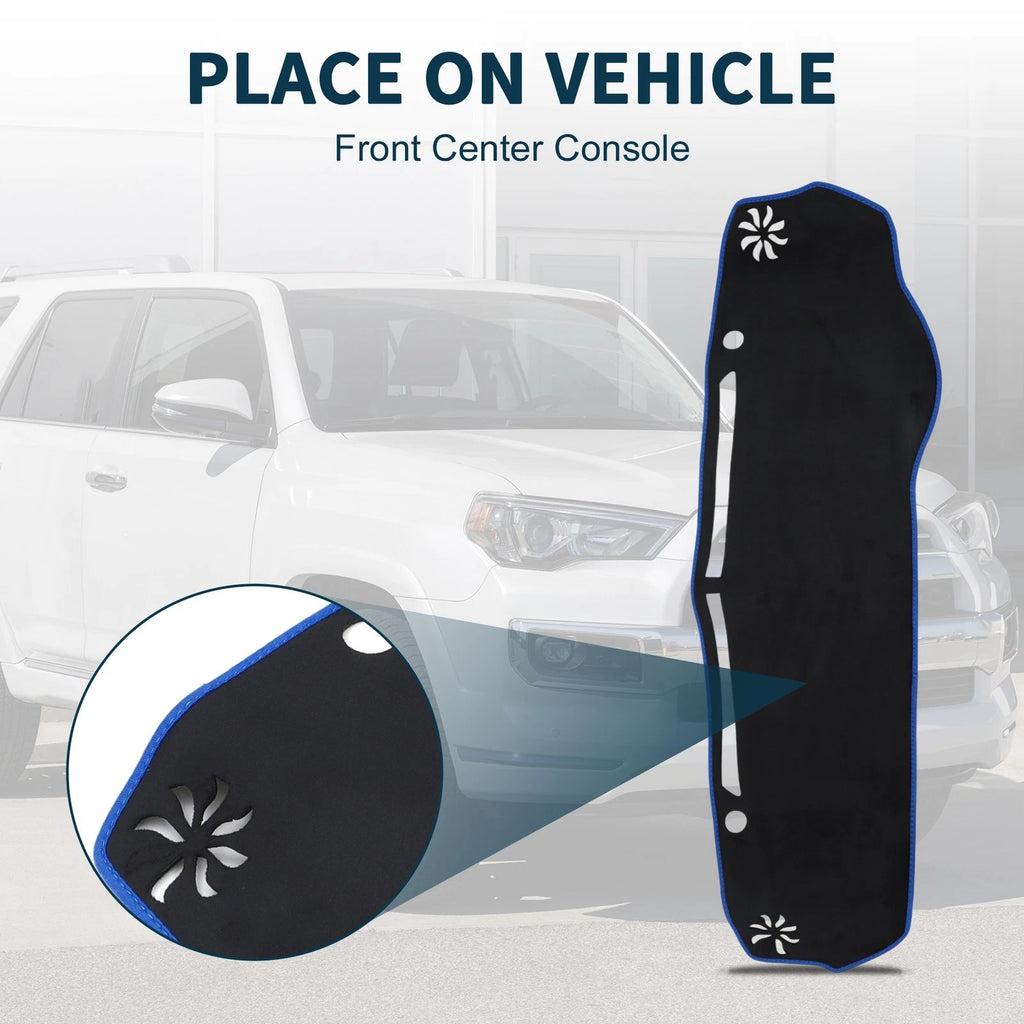 Dash Cover Mat for Mazda Flair Crossover Sun Protector Black Blue Set (2005–2015)