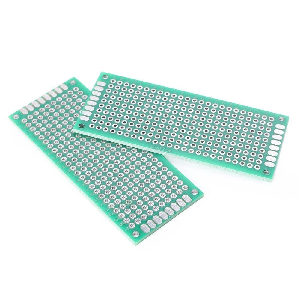 2X Double Side Prototype PCB Breadboard Module yf 3x7cm