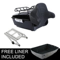 Trunk Backrest Pad Mount Rack for Harley Electra Street Glide (2014–2026)