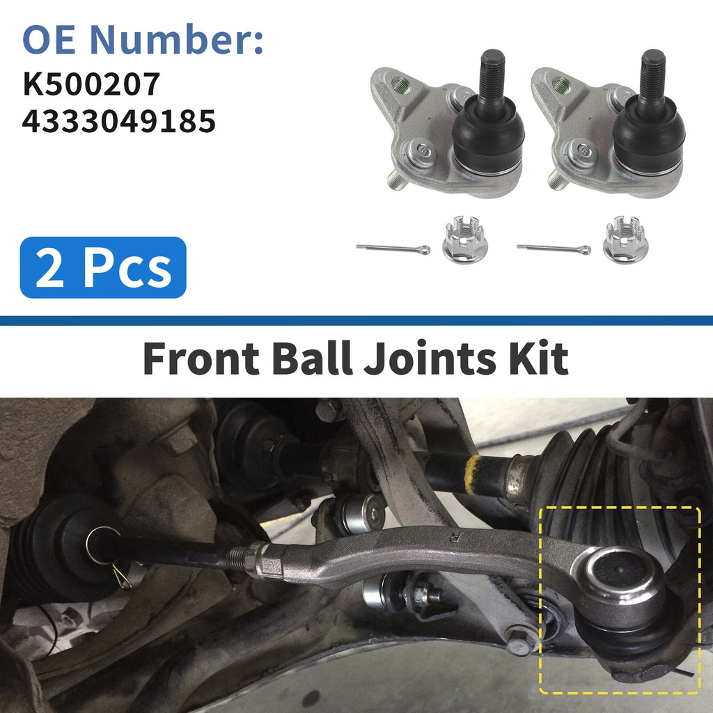 Front Lower Ball Joints Replacement Set for Toyota Prius (2010–2015)