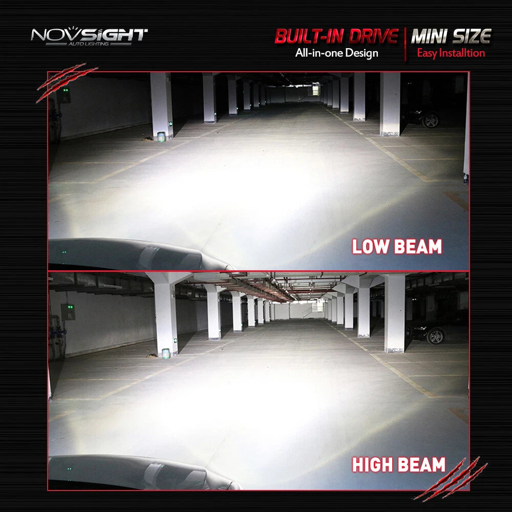 2X H7 LED Headlight Bulbs for