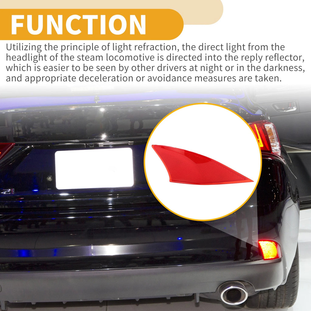 Rear Right Bumper Reflector Replacement for Lexus IS300 (2018–2021)