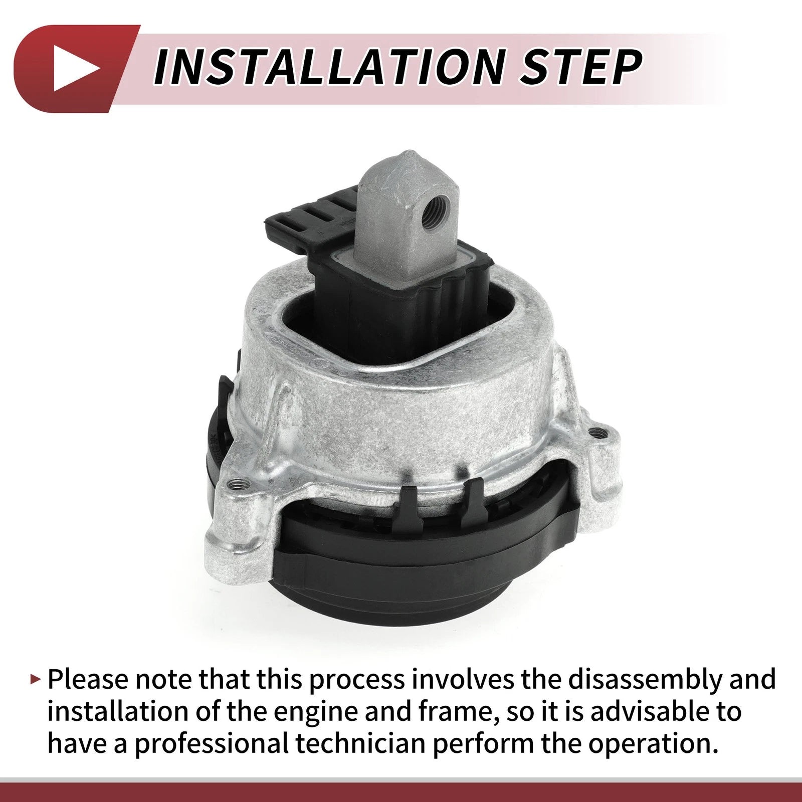 Engine Motor Mount Replacement for BMW 5 Series G38 (2017–2020 2.0T) A/MT