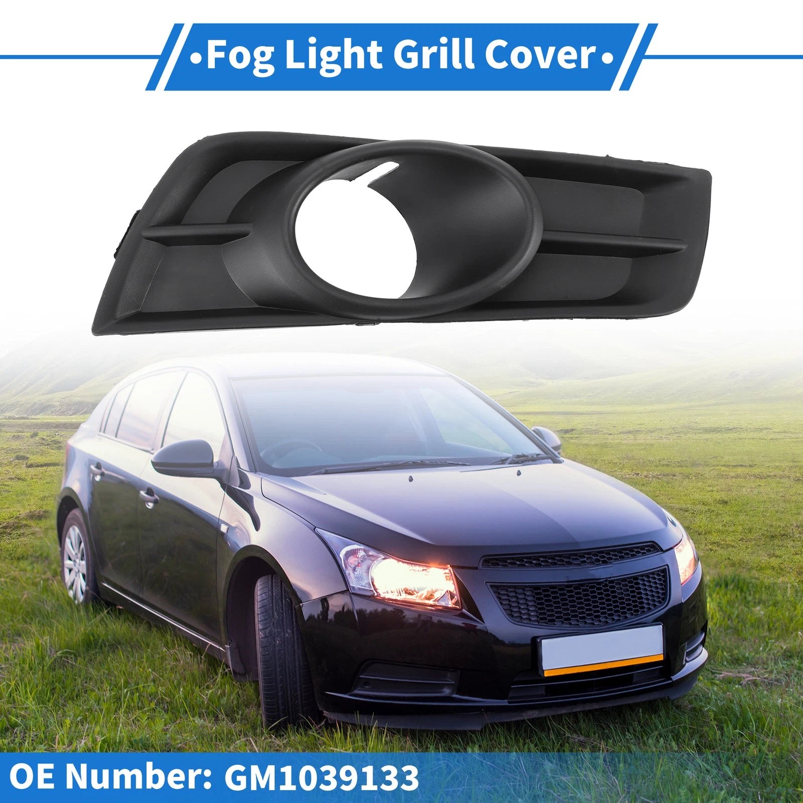 Front Right Fog Light Grille Replacement for Chevrolet Cruze (2011–2015)