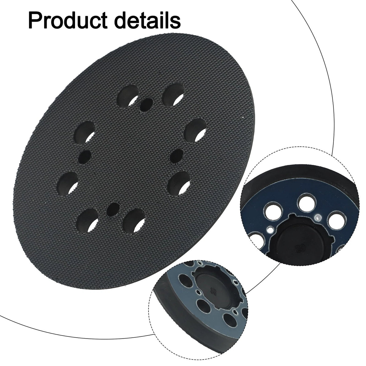 5 Inch Sander Pad for CRAFTSMAN CMCW220B & CMEW231