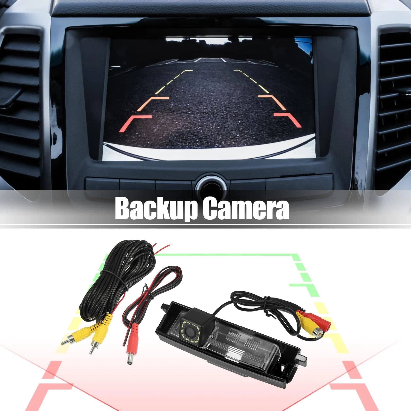 HD LED Backup Camera 170 Degree Wide View for Toyota RAV4 (2013–2024)