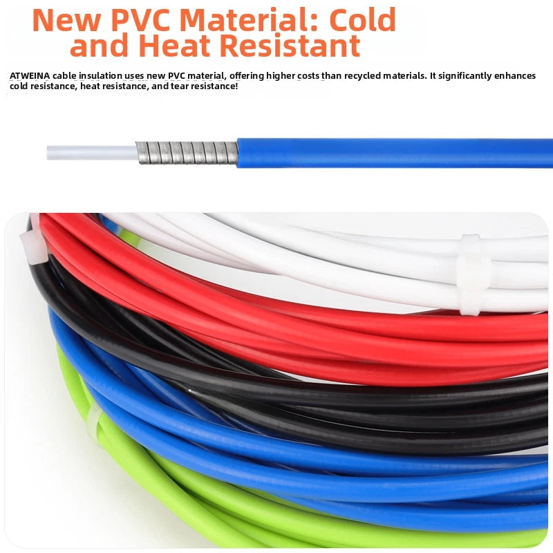 PTFE Inner Lining Brake Cable Kit for Road and Mountain Bikes (2.5m)