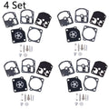 Set of 4 Carburetor Repair Kits for Echo CS280E CS280EP Zama C1S-K1D RB-7