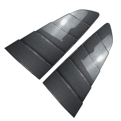 Rear Side Quarter Window Louvers Cover for Ford Mustang (2015–2023)