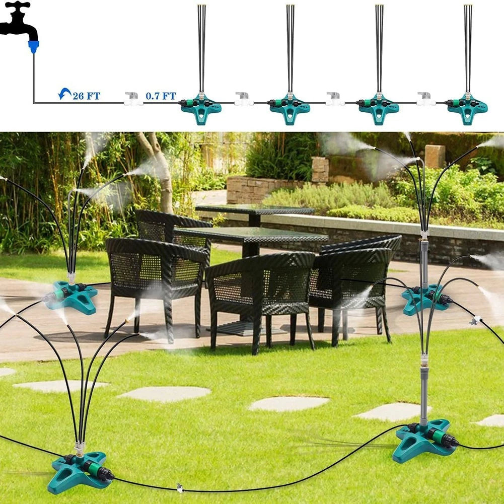 8 Meter Portable Cooling Spray System for Outdoor Water Mist Use