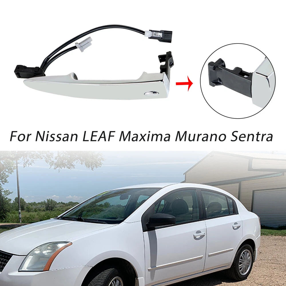 Left Driver Side Exterior Door Handle for Nissan Sentra (2009–2014), Maxima (2013–2016)
